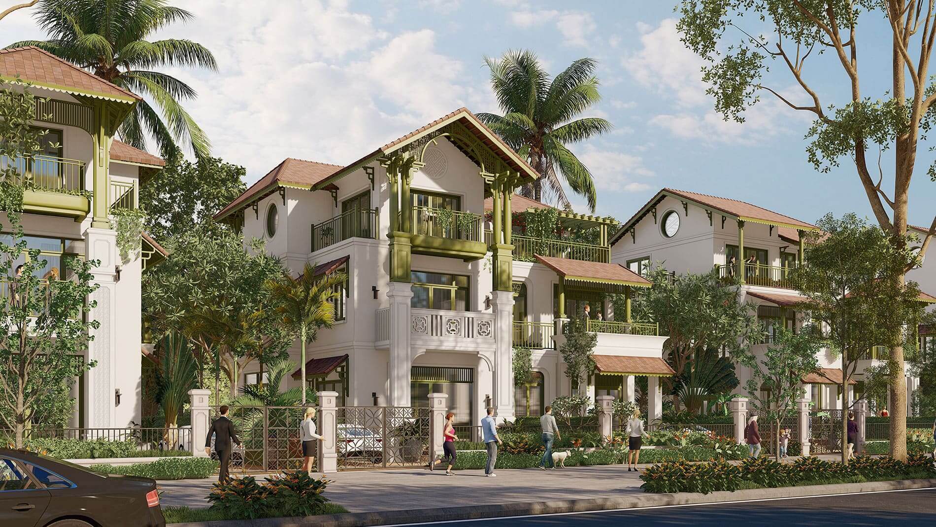 biệt thự đơn lập sun group mê linh