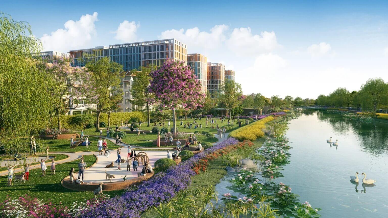 tiện ích dự án sun group mê linh