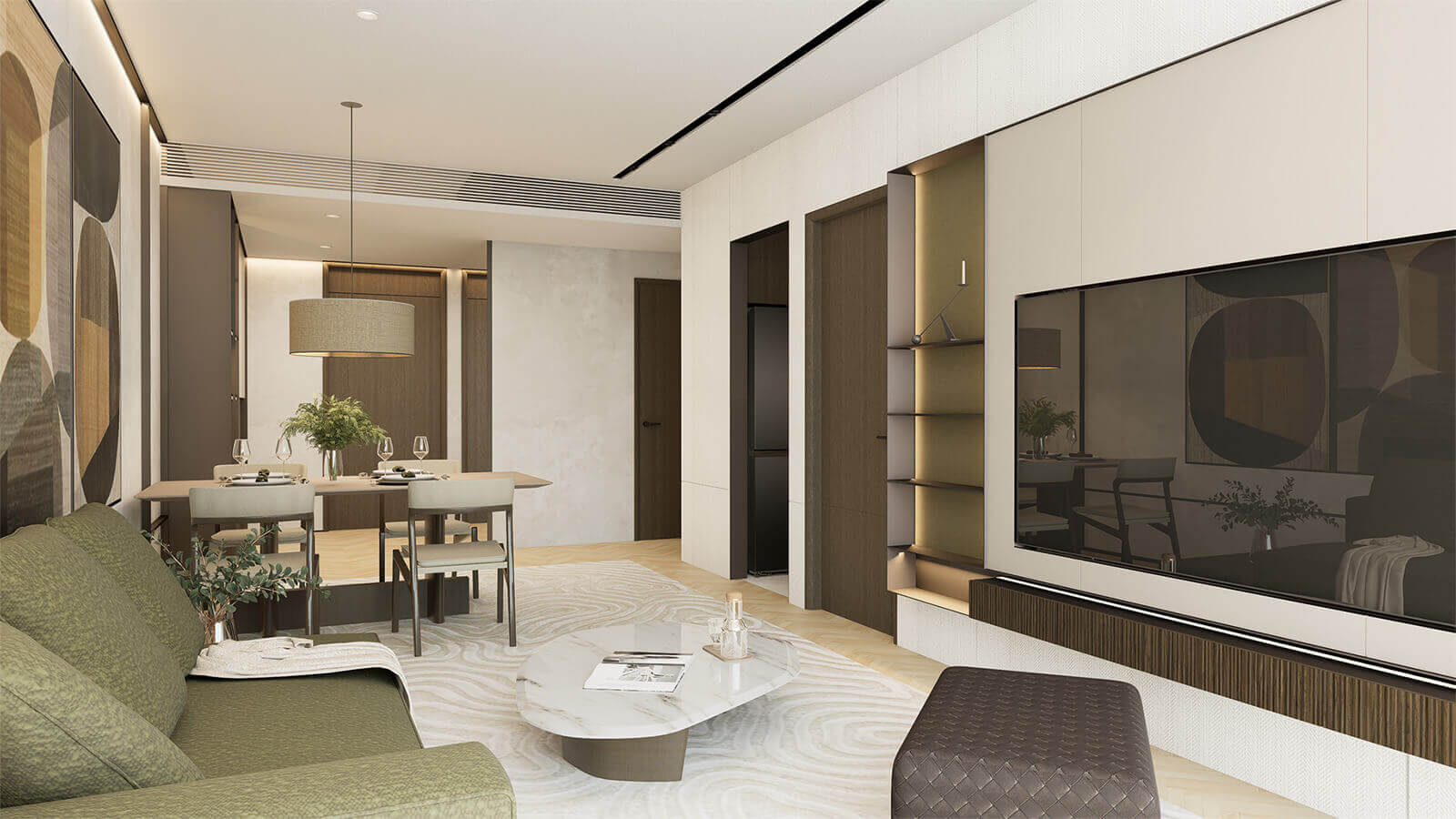 Căn hộ 2 phòng ngủ TIG Infinity 108 Nguyễn Trãi