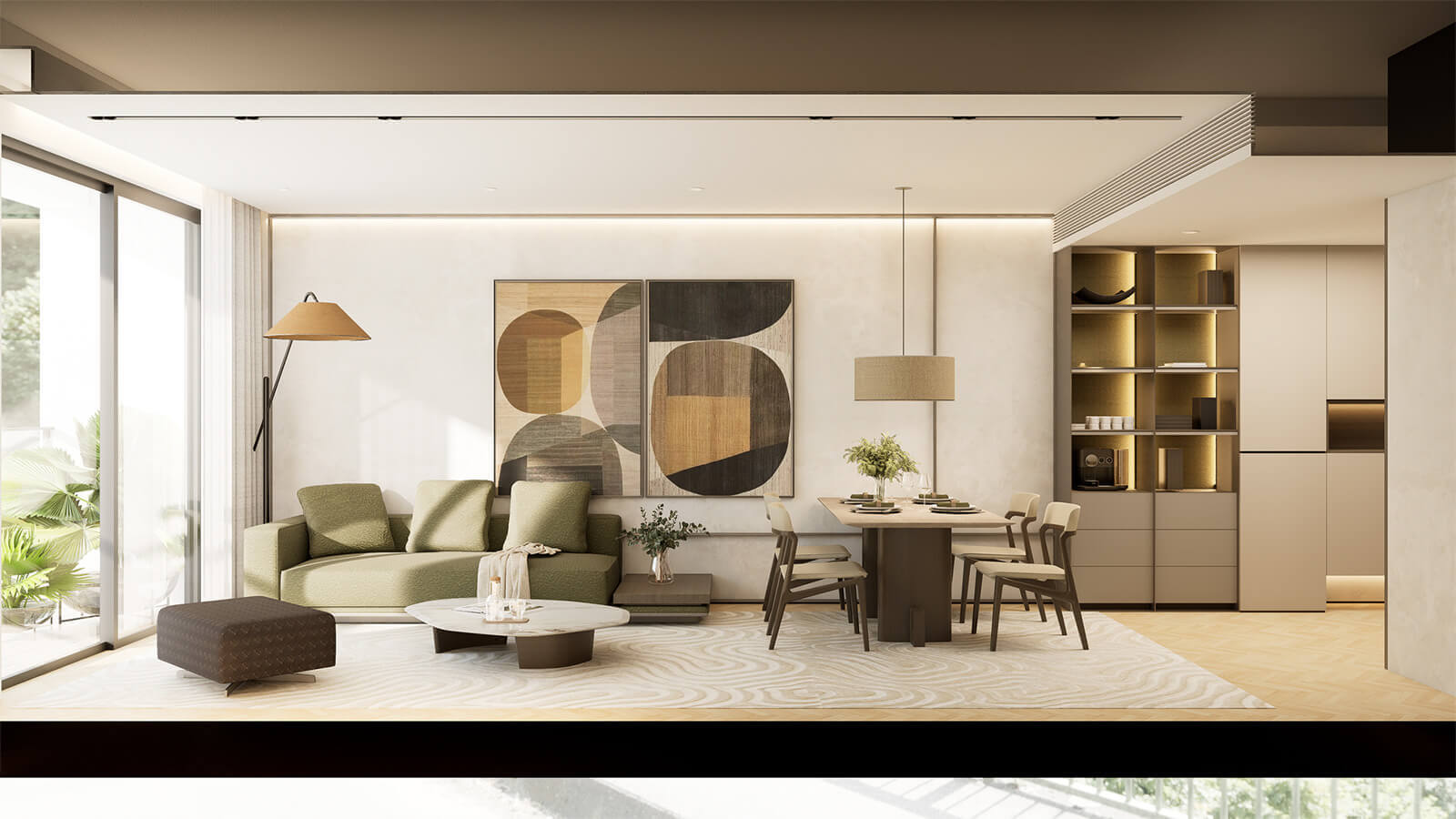 Căn hộ 2 phòng ngủ TIG Infinity 108 Nguyễn Trãi