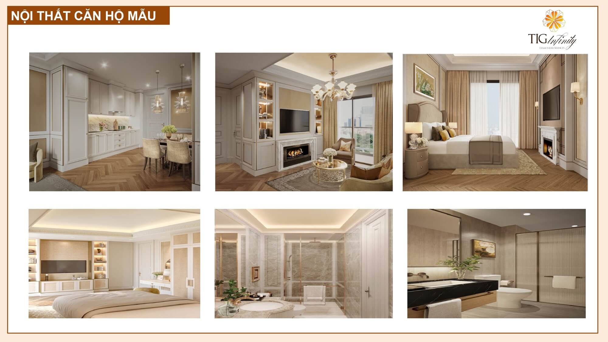 nội thất căn hộ tig infinity 108 nguyễn trãi